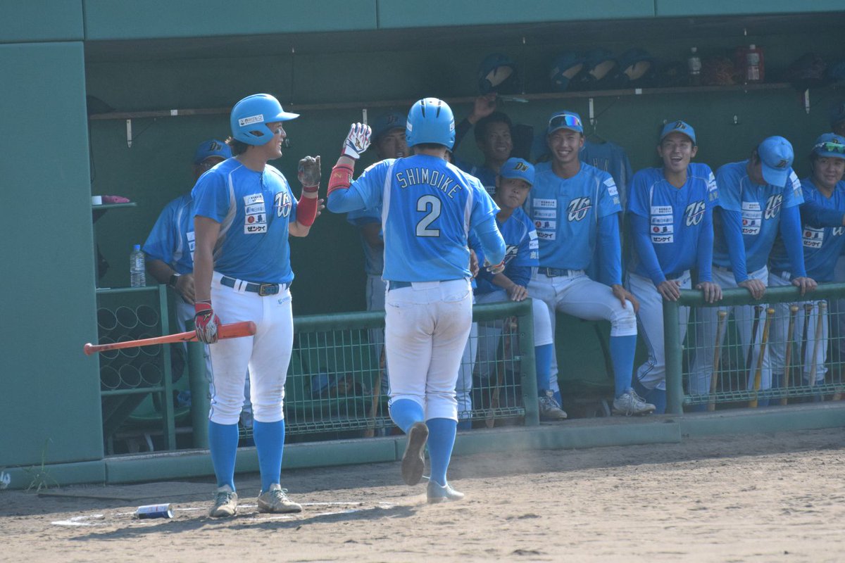 JABA_kyushu's tweet photo. 第49回全日本クラブ野球選手権　九州地区予選（第1日目）の結果
https://t.co/hvegI2oFXd

▽1回戦
【平和リース球場(鹿児島市)】
宮崎福祉医療カレッジ　8-3　佐賀魂
ビッグ開発ベースボールクラブ　12-3　北九州市民硬式野球クラブ
(七回コールド)
【中村商会スタジアム(鹿児島県日置市)】
鹿児島ドリームウェーブ　17-5　九州工科自動車専門学校
(八回コールド)

福岡トヨタFTサンダース　6-0　シンバネットワークアーマンズベースボールクラブ

結果詳細は一球速報に掲載しています
https://t.co/Bnnvm58L9Z

#社会人野球
#JABA九州
#全日本クラブ野球選手権