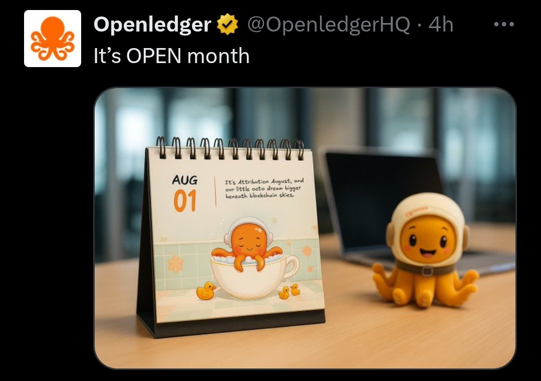CryptoLakhan's tweet photo. OpenLedger TGE Confirmed, TGE In August 💸
@OpenledgerHQ #open #openledge #tge #freeairdrop https://t.co/gOX4XRlAa7