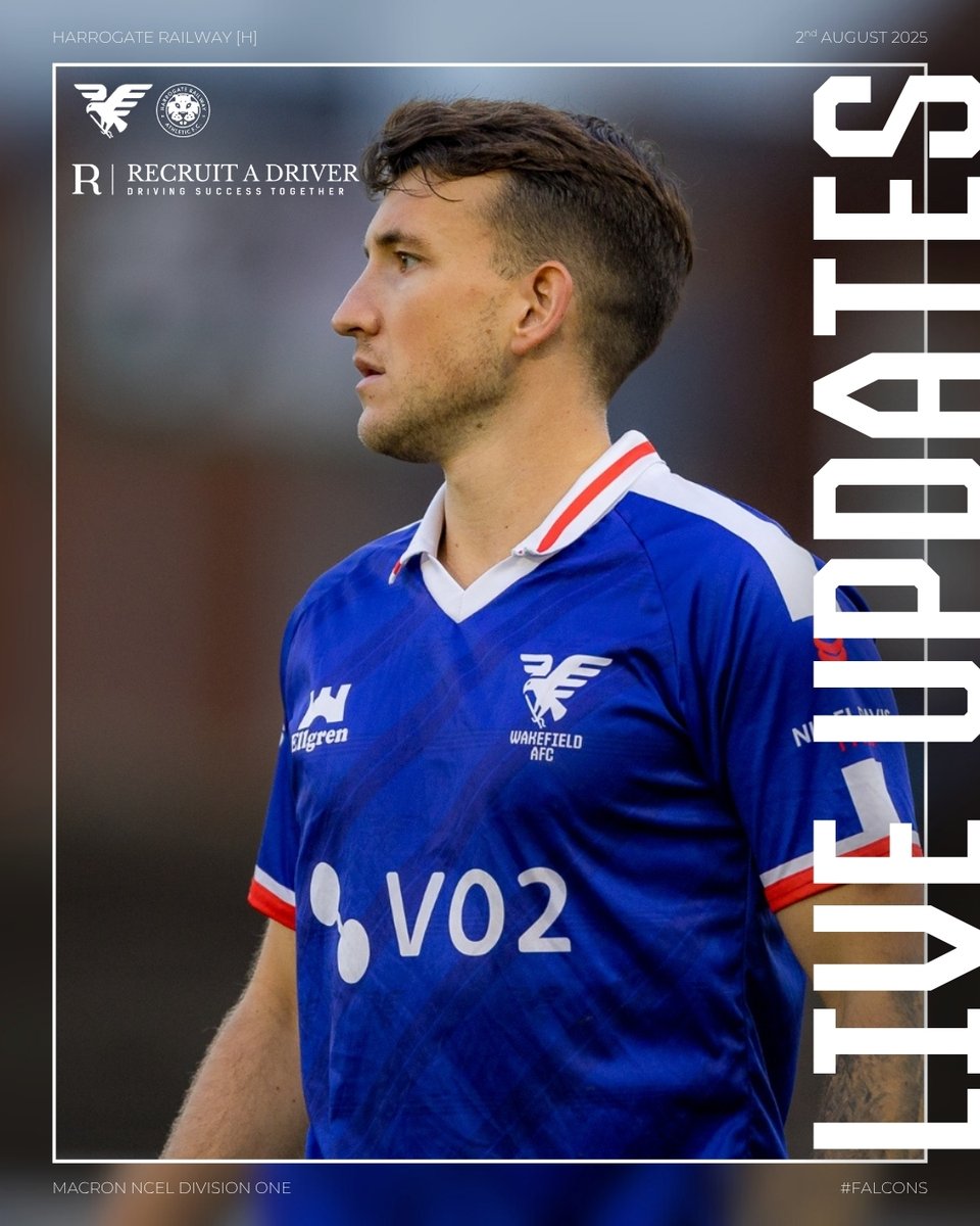 ✍️ | Hadi is back with us for the first time this season and he will be providing you live updates from today's game over on our match-day blog!

👉 wakefieldafc.com/match-day-live…

Great to have you back with us, Hadi!

#Falcons