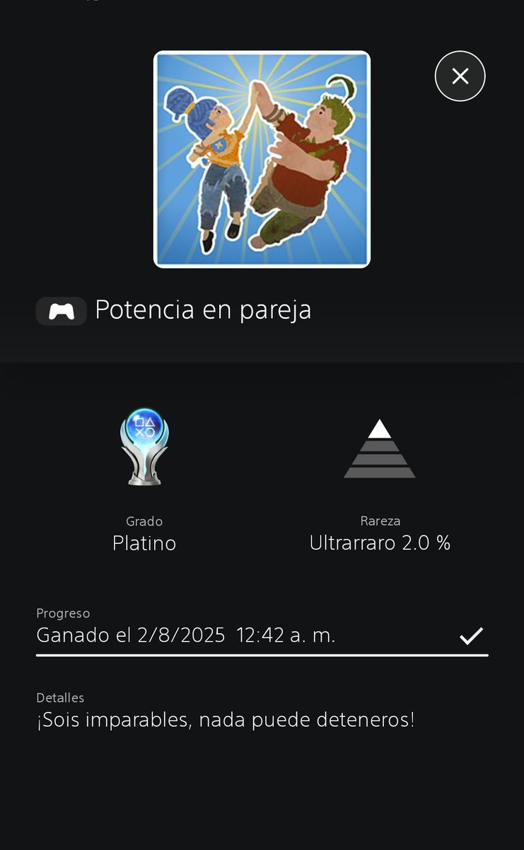 adrisrude's tweet photo. IT TAKES TWO ✅ Juego cooperativo super original, un 'must'. Mecánicas divertidas, gráficos bonitos, easter-eggs por todos lados... Me ha dejado tan buen sabor de boca que voy a intentar jugar toda la "saga" de Hazelight Studios. Platinado con mi compitrueno @martabrunok ⚡🤜🏾🤛🏾 https://t.co/m2zKi0Dobz