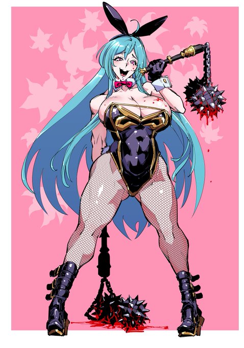 #メギバニー賞2025 
風邪もらっちゃって新規が描けなかったので自信作のこれでおねげえします。 