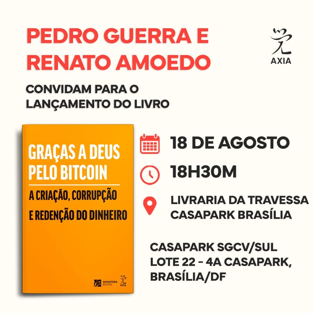 Quem estiver em BSB, está convidado. É a tradução do 