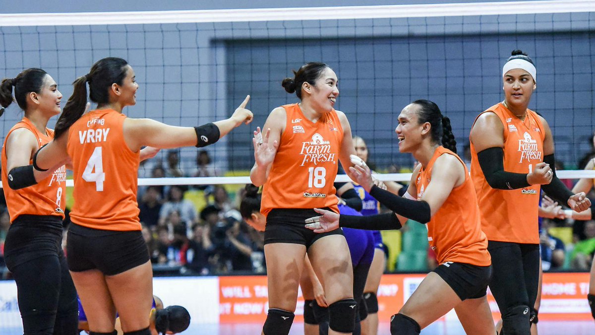 OneSportsPHL's tweet photo. QUARTERFINALS BOUND! 🦊

The Farm Fresh Foxies get back on track, sweeping the Capital1 Solar Spikers and advancing to the PVL on Tour quarterfinals.

For more PVL stories, visit https://t.co/JGLB5Z2cZg
#PVL2025 #PVLonTour

https://t.co/yXPCea4zho https://t.co/NtiyRqNNtk