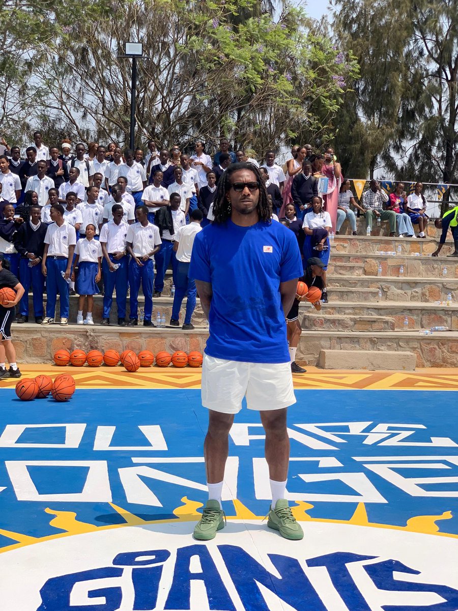 The New Times (Rwanda) (@newtimesrwanda) on Twitter photo PHOTOS: Three new outdoor basketball courts at Saint Ignatius School in Kibagabaga were unveiled by Giants of Africa co-founder Masai Ujiri, NBA champion Kawhi Leonard, and Sports Minister Nelly Mukazayire on Saturday. PHOTOS: Three new outdoor basketball courts at Saint Ignatius School in Kibagabaga were unveiled by Giants of Africa co-founder Masai Ujiri, NBA champion Kawhi Leonard, and Sports Minister Nelly Mukazayire on Saturday.