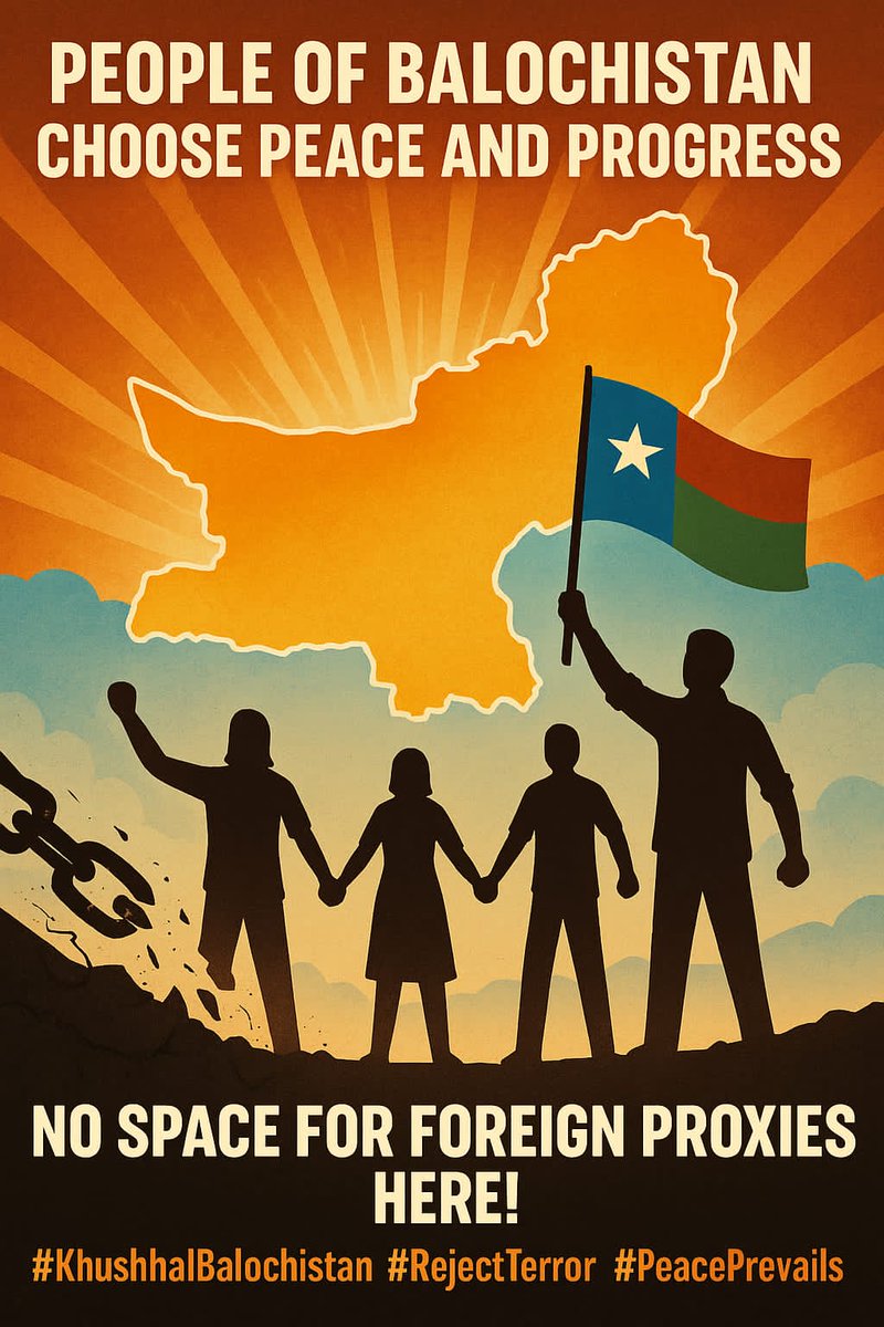 NoorIslam999's tweet photo. Balochistan moves forward, leaving terror behind.
#KhushhalBalochistan #RejectTerror #PeacePrevails https://t.co/PImsxNfynO