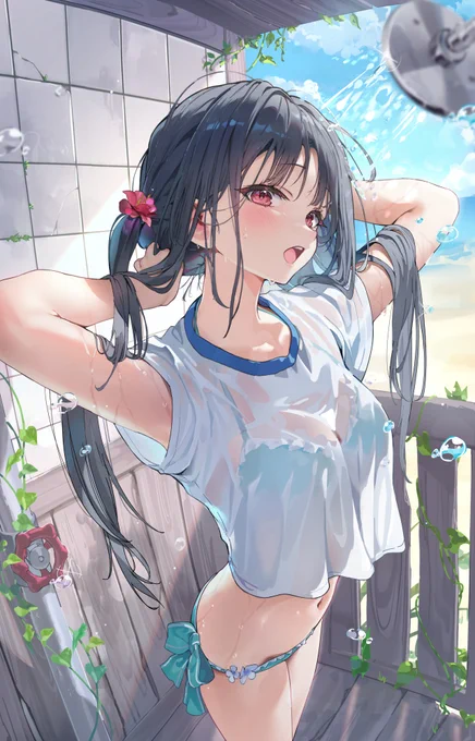 暑い..!