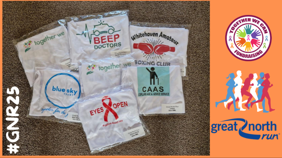 Big thank you to Vivvy Lee's printing Services who has done an amazing job on all our Great North Running vests for charitable services we are working with, thanks Viv! 💙 🧡 ❤️ 🏃 💛 💚 💜 #GNR25