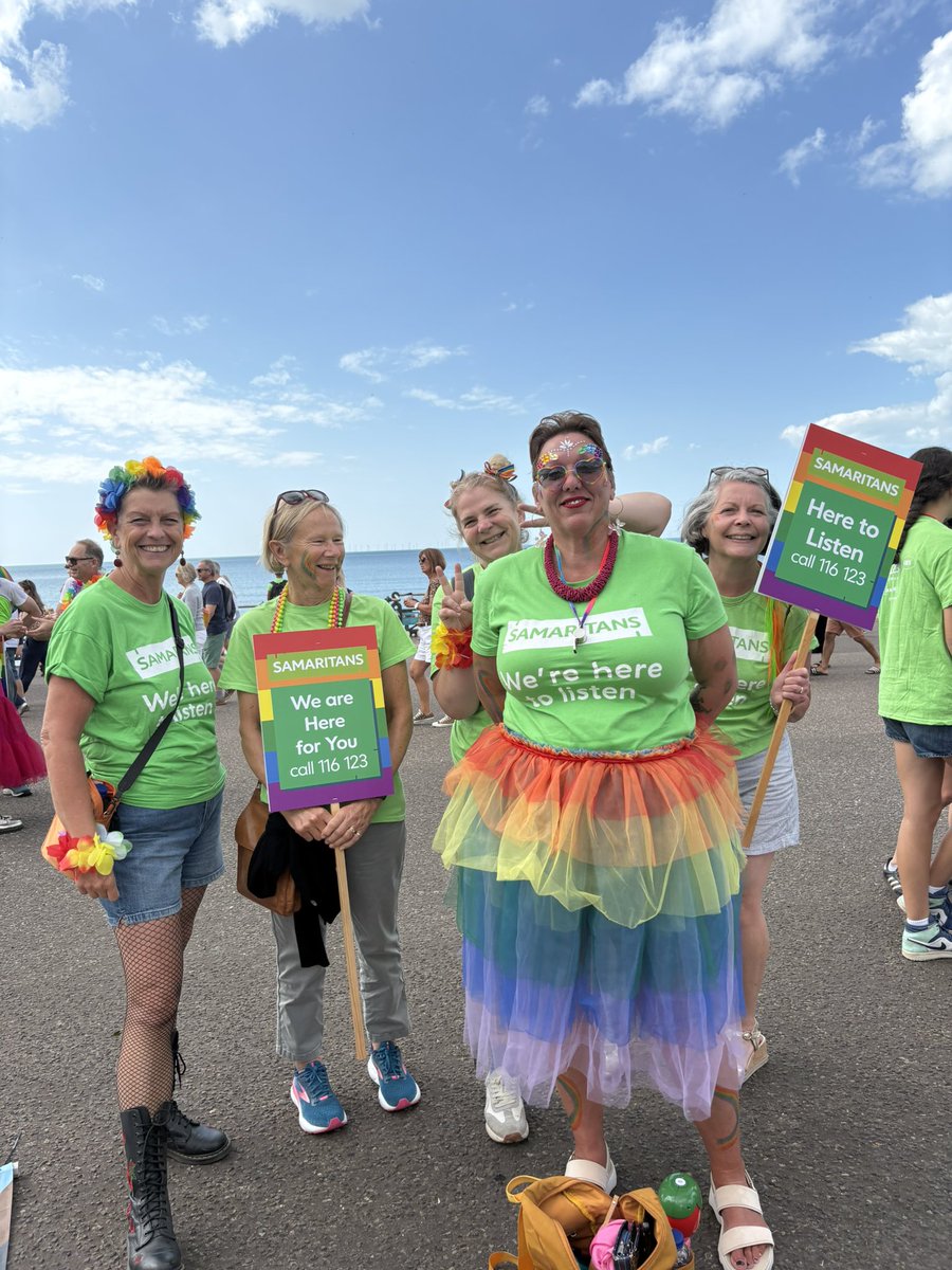Brighton Samaritans (@bhsamaritans) on Twitter photo Happy <a href="/PrideBrighton/">Brighton & Hove Pride</a> everyone ๐ณ๏ธโ๐ <a href="/BHSamaritans/">Brighton Samaritans</a> are ready for the parade to start so come on down and give us a wave ๐
#samaritans #Pride2025 #LoveIsLove ๐ณ๏ธโ๐๐ Happy <a href="/PrideBrighton/">Brighton & Hove Pride</a> everyone ๐ณ๏ธโ๐ <a href="/BHSamaritans/">Brighton Samaritans</a> are ready for the parade to start so come on down and give us a wave ๐
#samaritans #Pride2025 #LoveIsLove ๐ณ๏ธโ๐๐