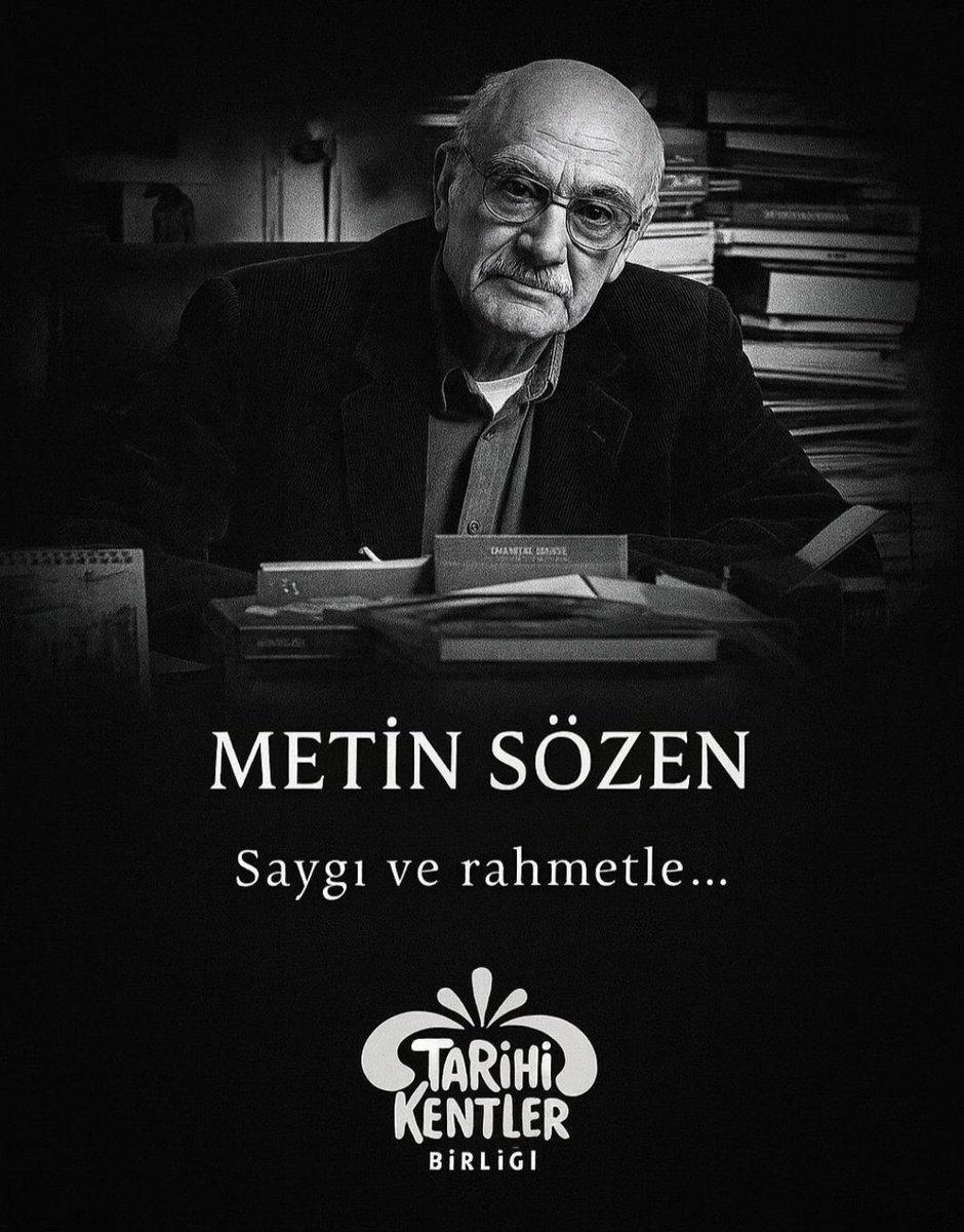 Çok büyük bir değeri kaybettik .
Prof.Dr.Metin Sözen Türk Kültürel mirasının korunması,unutulan, boş verilen, önemsenmeyen değerlerin yeniden kazanılmasında verdiği emekle bu ülkenin medarı iftiharı olmuştur. Doğa ve Kültür mirasına onun kadar titizlikle önem veren kimseyi