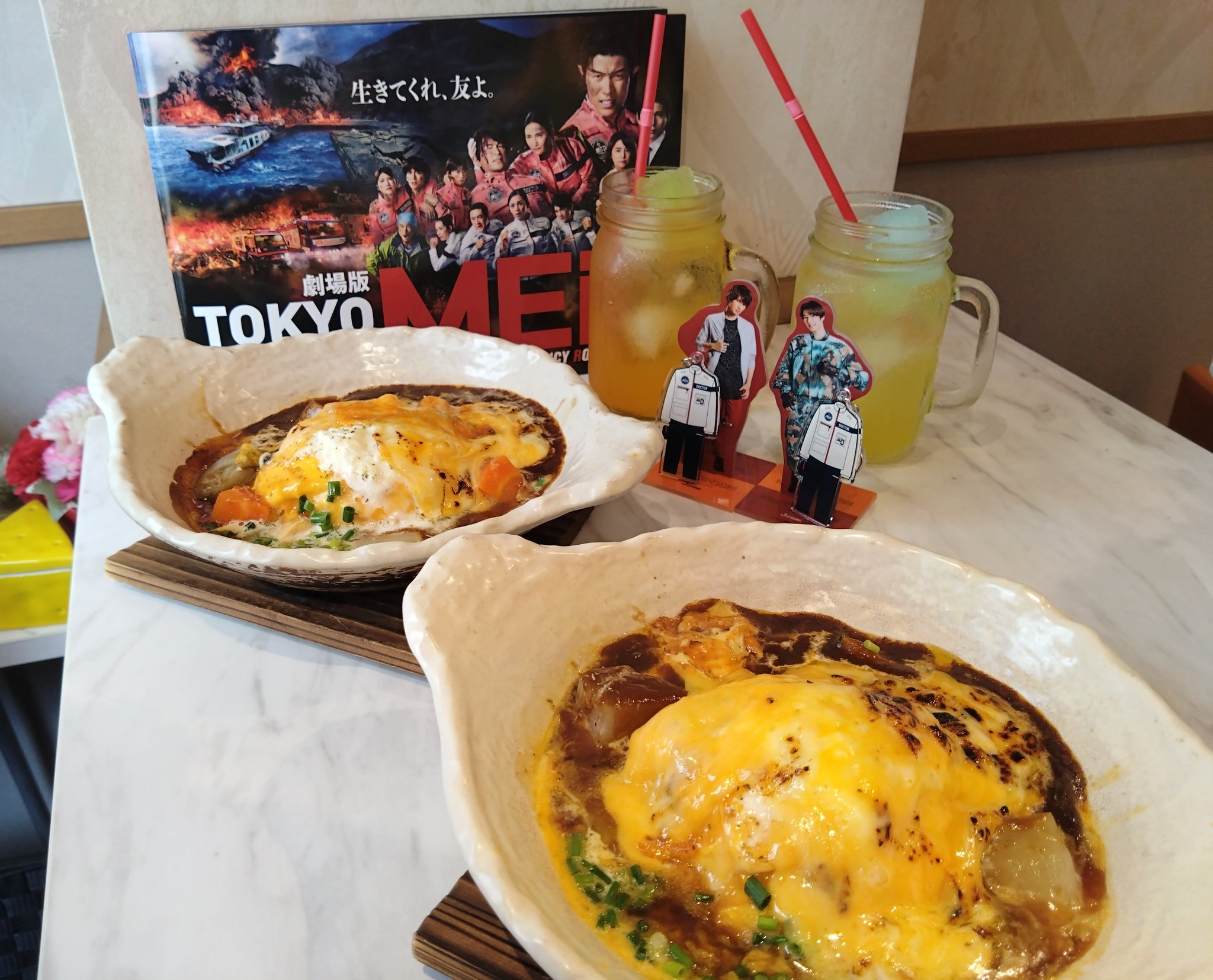 オムライス 住吉区】オムライス550円にお味噌汁・コーヒーゼリー・アイス