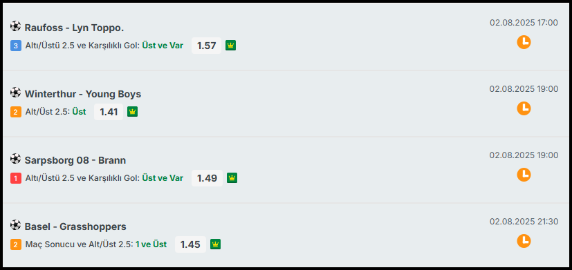 2 AĞUSTOS CUMARTESİ.... GÜNÜN 4,79 ORANLI GENİŞ KUPONU. BOL ŞANSLAR.... 🎁🎁💵💵💰💰

#iddaa #iddaatahminleri #TRANSFER #galatasaray #fenerbahçe #trabzonspor #besiktaş #kesfet #kesfetteyiz