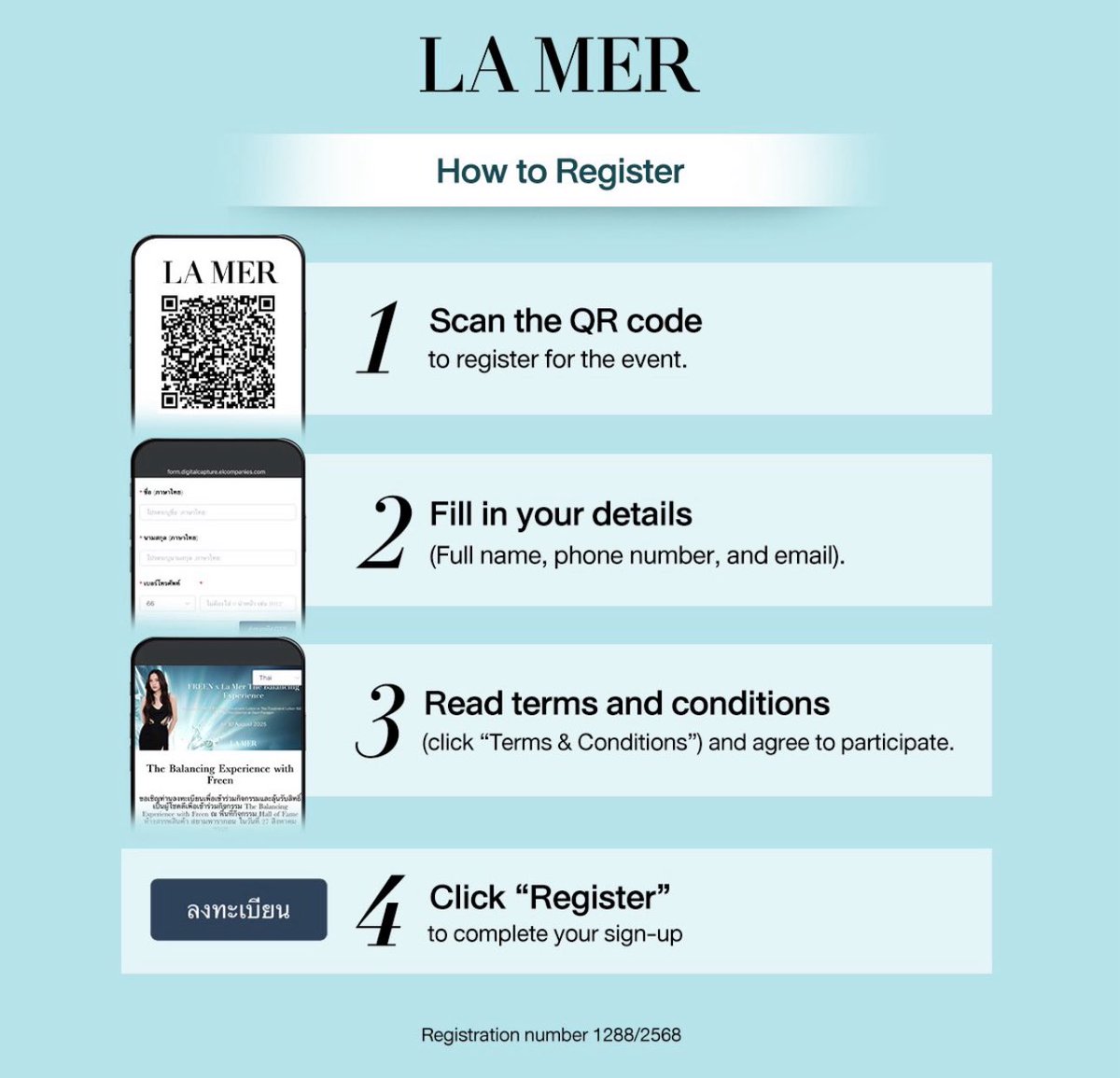 Freen x LA MER

✨The Balancing Experience with Freen &amp; Lucky Fans 

🗓️ August 27, 2025
⏰ 6pm TH 
📍Siam Paragon

#srchafreen #LaMerxFreen 
#LaMerBalancingTreatmentLotion
#ClarityFromWithin #LaMerThailand
#LaMer