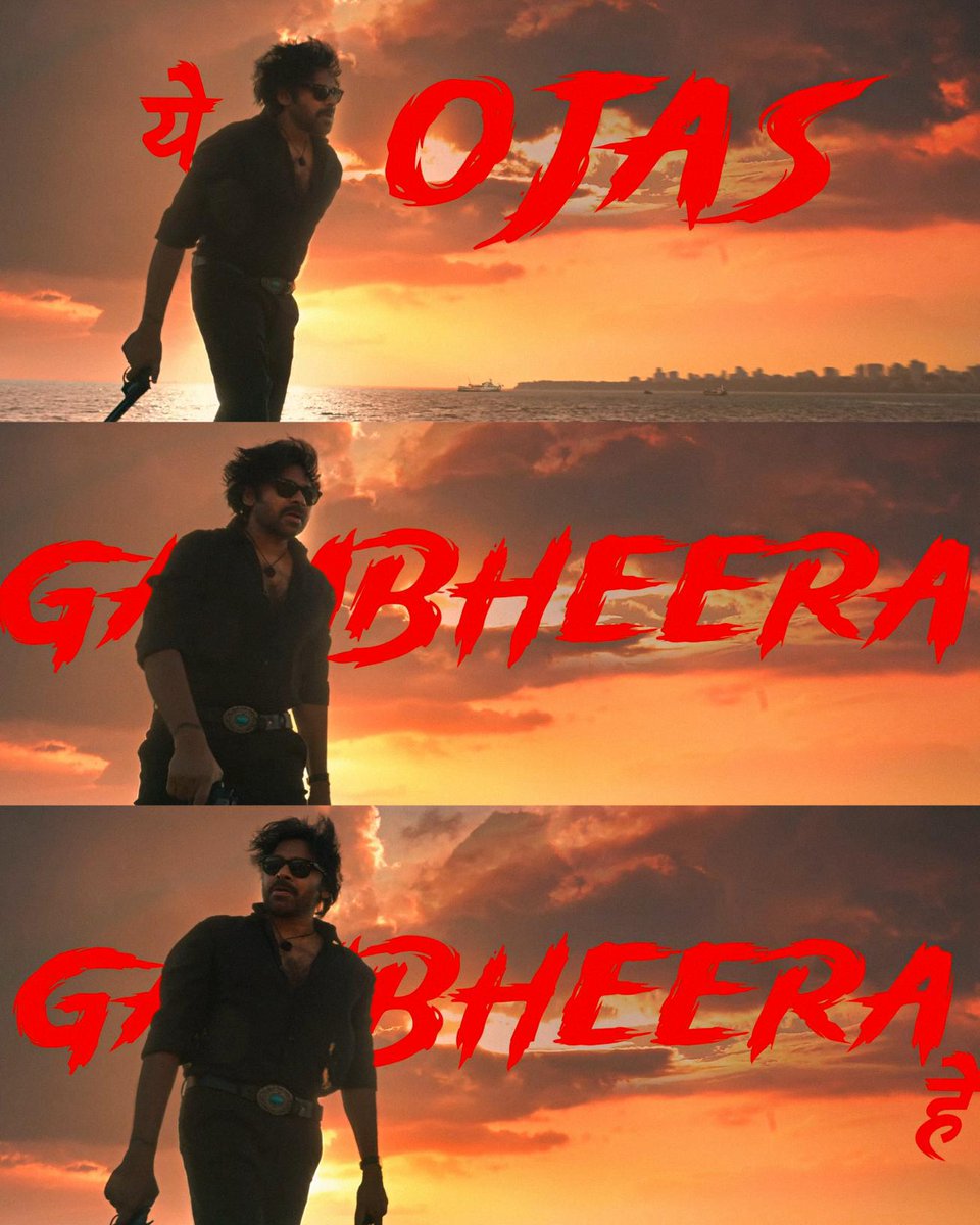 JRGPKFC's tweet photo. Remember the name...
OJAS GAMBHEERA... 🔥🥵

#TheyCallHimOG #pawankalyan 
@PawanKalyan https://t.co/XPss22X73G