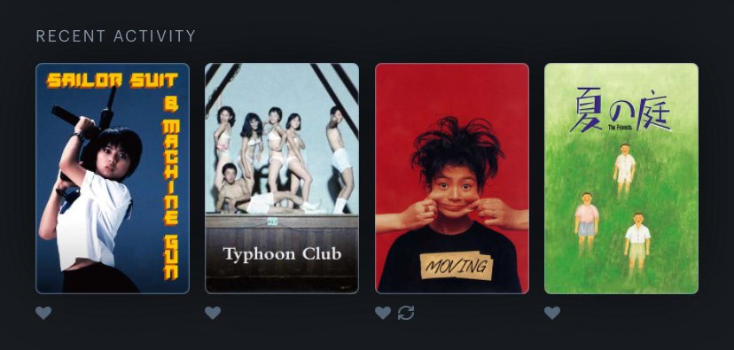 it’s shinji sōmai week!!!!! ^___^ 

• sailor suit and machine gun (1981)
• typhoon club (1985)
• the moving (1993)
• the friends (1994)