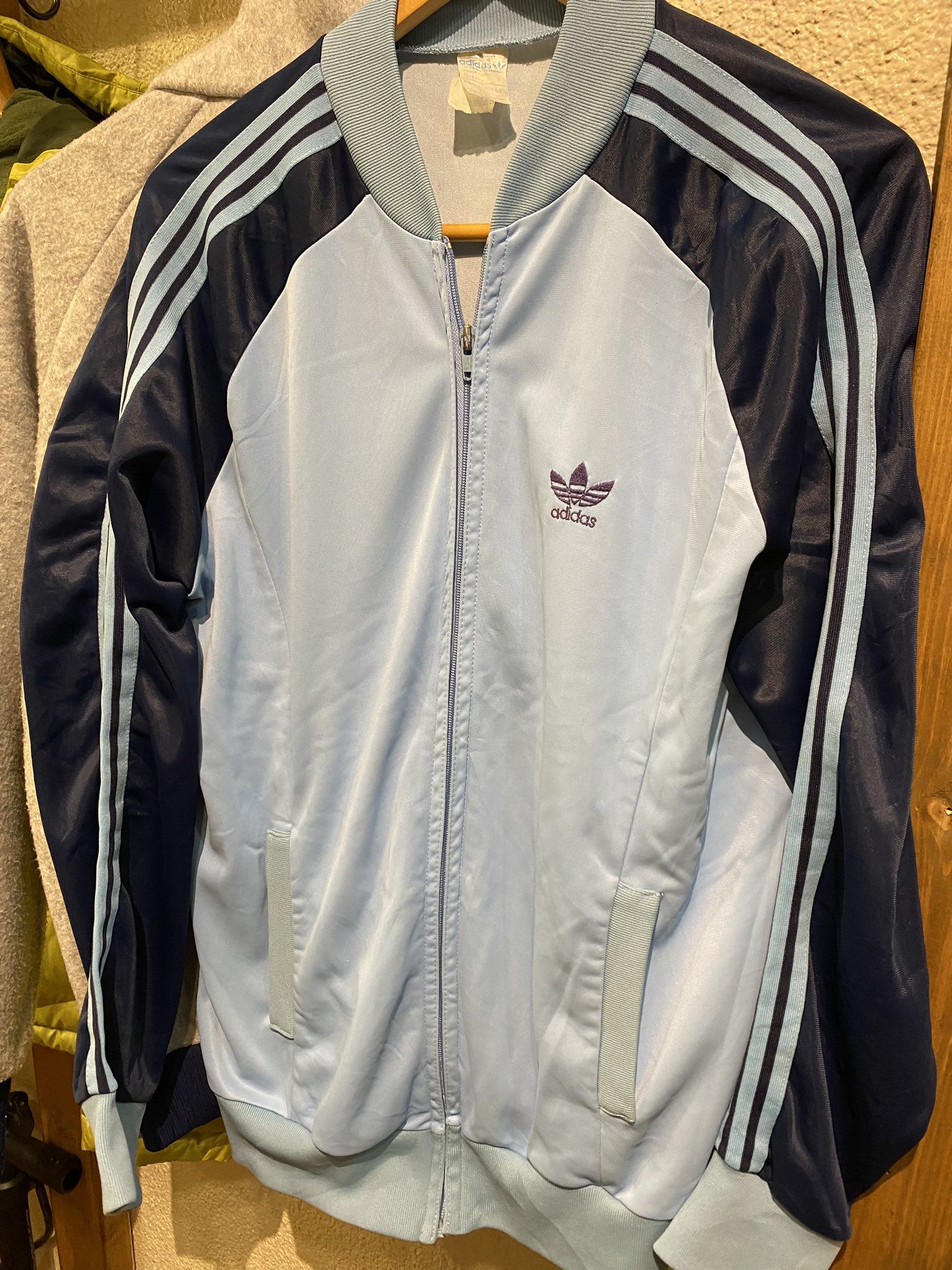 な*つ様 【希少】adidas 70-80s トラックジャケット フランス製❗️ 70年代 70s 80年代 80s アディダス フランス製 トラック