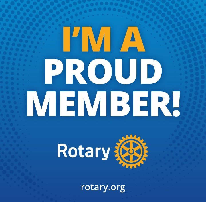 August is membership month, 

Tell the world why you joined Rotary. 
Show how proud you are to be a Rotarian