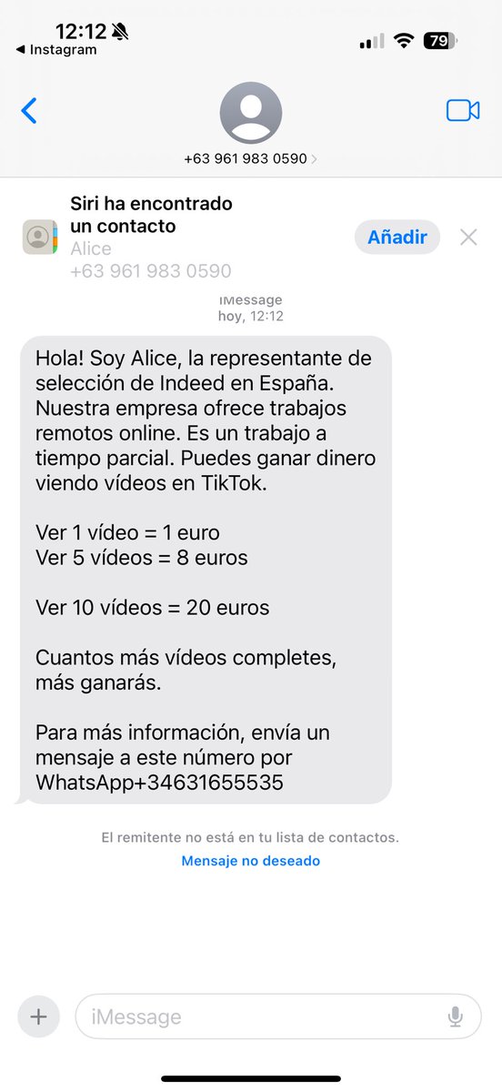 La estafa de ver vídeos y recibir unos euros sigue … usando a Infojobs 9 indeed como gancho. Que pesadilla