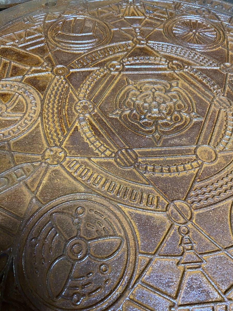 Barney Ibbotson lllustration (@barneyibbotson) on Twitter photo After a 2-year wait, my competition-winning drain cover design has now been manufactured in cast iron. 
The 60cm wide piece is to be installed in the newly-landscaped Albert Square in front of Manchester Town Hall in August, along with 5 other designs.
#Manchester #ourtownhall After a 2-year wait, my competition-winning drain cover design has now been manufactured in cast iron. 
The 60cm wide piece is to be installed in the newly-landscaped Albert Square in front of Manchester Town Hall in August, along with 5 other designs.
#Manchester #ourtownhall