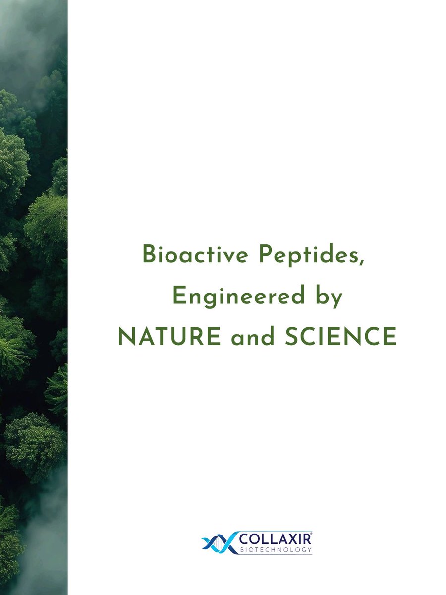 Biyoaktif peptitleri doğanın gücü ve bilimin hassasiyetiyle tasarlıyoruz.

#Collaxir #BioactivePeptides #collagenpeptides