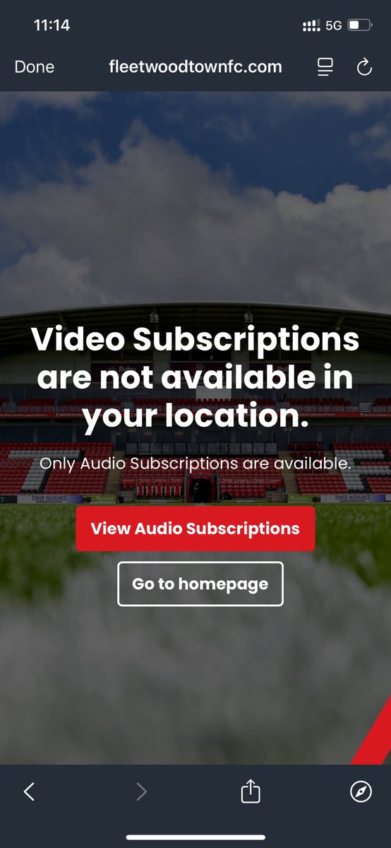 JengaBlocks_'s tweet photo. @ftfc This is what I get when I go on to get a video pass….can someone help please?? https://t.co/lEmBuVy0Yw