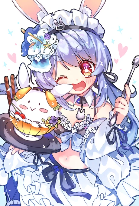 #ぺこらーと 一緒に食べるぺこ!
