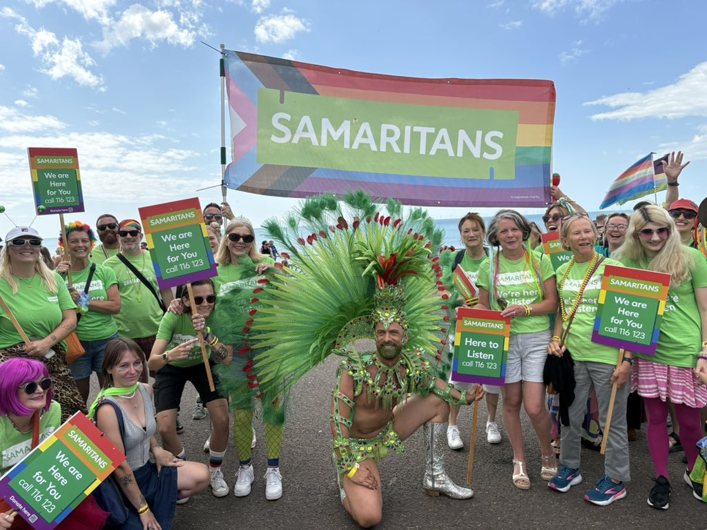 Brighton Samaritans (@bhsamaritans) on Twitter photo Beautiful plumage! ๐ณ๏ธโ๐๐
<a href="/PrideBrighton/">Brighton & Hove Pride</a> <a href="/BHSamaritans/">Brighton Samaritans</a>
#Pride2025 #Brighton #brightonpride2025 Beautiful plumage! ๐ณ๏ธโ๐๐
<a href="/PrideBrighton/">Brighton & Hove Pride</a> <a href="/BHSamaritans/">Brighton Samaritans</a>
#Pride2025 #Brighton #brightonpride2025