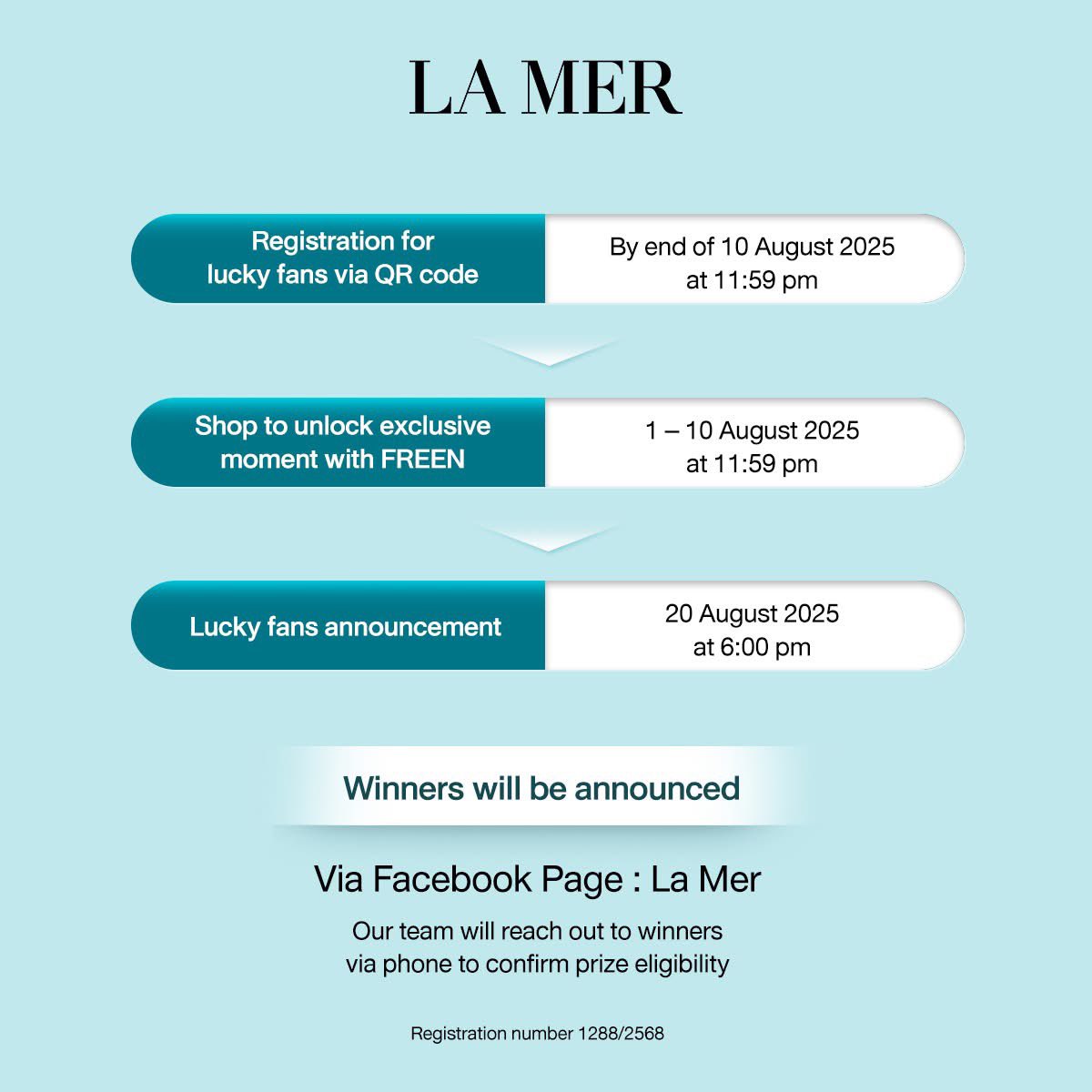 dao_nguyen2908's tweet image. Freen x LA MER

✨The Balancing Experience with Freen
La Mer Lucky Fan with Freen✨
A truly exclusive moment for Freen’s fans💚
🗓️Event date: 27 August,2025
📍Siam Paragon

#LaMerxFreen #LaMer
#srchafreen #GIRLFREEN
#LaMerBalancingTreatmentLotion
#ClarityFromWithin #LaMerThailand
