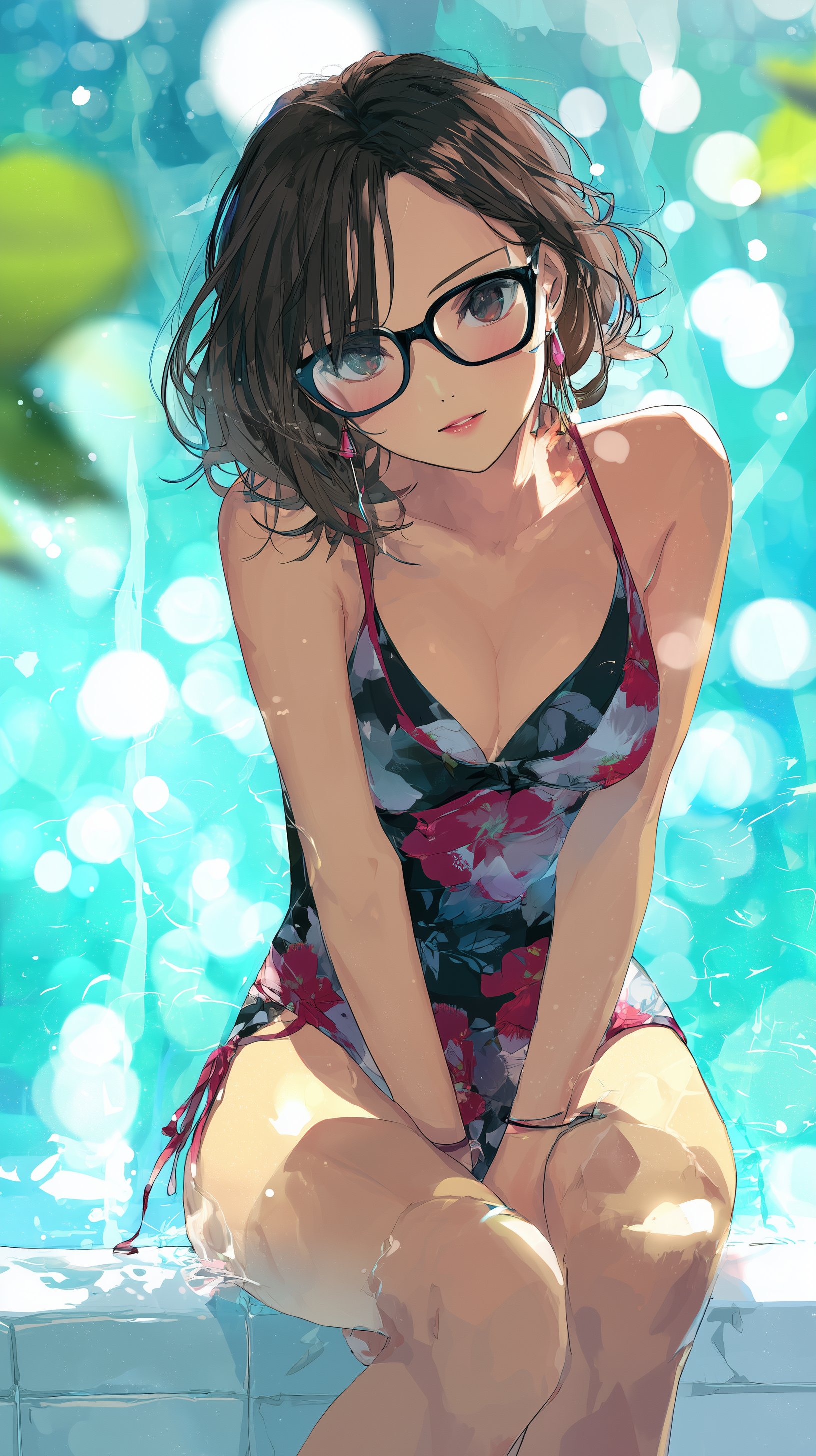 くるくるメガネの女の子ポスター 今日のメガネ @AIグラファー on X: 