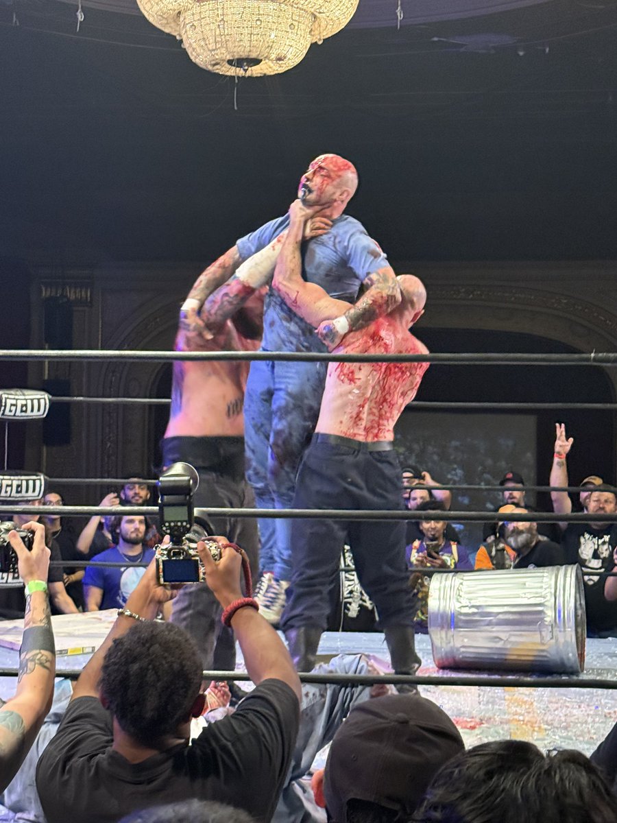 SJ (@karnivalofkhaos) on Twitter photo All I can say is what an experience this was, I may have missed the first couple of matches but HOLY FUCK it was my first time seeing bulbs used in person!!! #GCW #GCWHitEmUp
<a href="/BillieStarkz/">BIG Billie Starkz β’ γγͺγΌγ»γΉγΏγΌγ―γΉ</a> <a href="/Atticus_Cogar/">Atticus Cogar</a> <a href="/drewparker341/">Drew Parker γγͺγ₯γΌγ»γγΌγ«γΌ</a> <a href="/TheJWMurdoch/">American Deathmatch Ace</a> <a href="/DRxRedacted/">Dr. Redacted</a> <a href="/bearbronsonBC/">Bear Bronson</a> <a href="/SLADEISALIVE/">SLADE</a> All I can say is what an experience this was, I may have missed the first couple of matches but HOLY FUCK it was my first time seeing bulbs used in person!!! #GCW #GCWHitEmUp
<a href="/BillieStarkz/">BIG Billie Starkz β’ γγͺγΌγ»γΉγΏγΌγ―γΉ</a> <a href="/Atticus_Cogar/">Atticus Cogar</a> <a href="/drewparker341/">Drew Parker γγͺγ₯γΌγ»γγΌγ«γΌ</a> <a href="/TheJWMurdoch/">American Deathmatch Ace</a> <a href="/DRxRedacted/">Dr. Redacted</a> <a href="/bearbronsonBC/">Bear Bronson</a> <a href="/SLADEISALIVE/">SLADE</a>