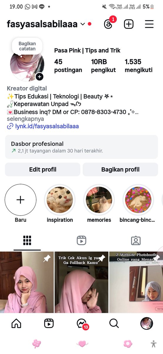 fasyasls07's tweet photo. Alhamdulillah kemarin udah 10K huhu seneng banget. Semoga kedepannya akunku bisa semakin bermanfaat dan menjangkau lebih banyak orang 🥹 https://t.co/0wW6N2NavF