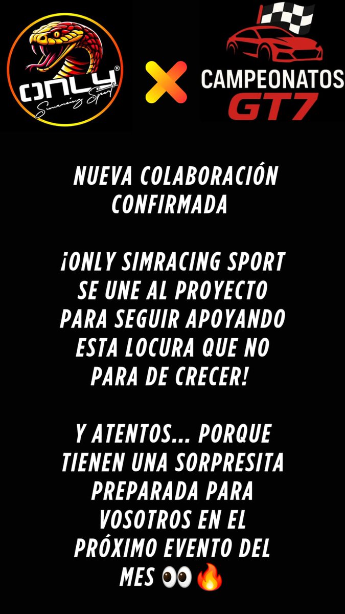 Only Simracing Sport (@onlysimracingsp) on Twitter photo 💥💥 Va gustar !!
El que se esfuerce llevará su recompensa
🤙🥇
<a href="/thegranturismo/">Gran Turismo</a> #GT7 #Simracing #Ps5 💥💥 Va gustar !!
El que se esfuerce llevará su recompensa
🤙🥇
<a href="/thegranturismo/">Gran Turismo</a> #GT7 #Simracing #Ps5