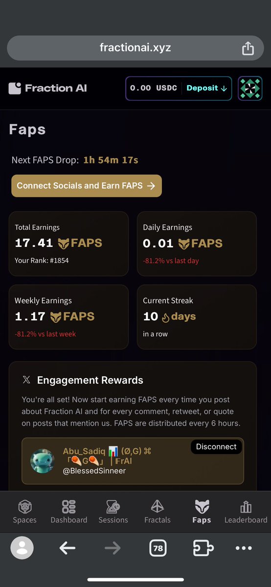 Abu_Sadiq 📊DEEK ⛈️ (Ø,G) ⌘ (✸,✸) 🍚 ⛓ (@blessedsinneer) on Twitter photo Gm universe 💫
<a href="/FractionAI_xyz/">Fraction AI</a> will rewards you, if you show up daily, building a future, not just chasing hype💪💪
✅Like
✅Repost
✅Comment Gm universe 💫
<a href="/FractionAI_xyz/">Fraction AI</a> will rewards you, if you show up daily, building a future, not just chasing hype💪💪
✅Like
✅Repost
✅Comment