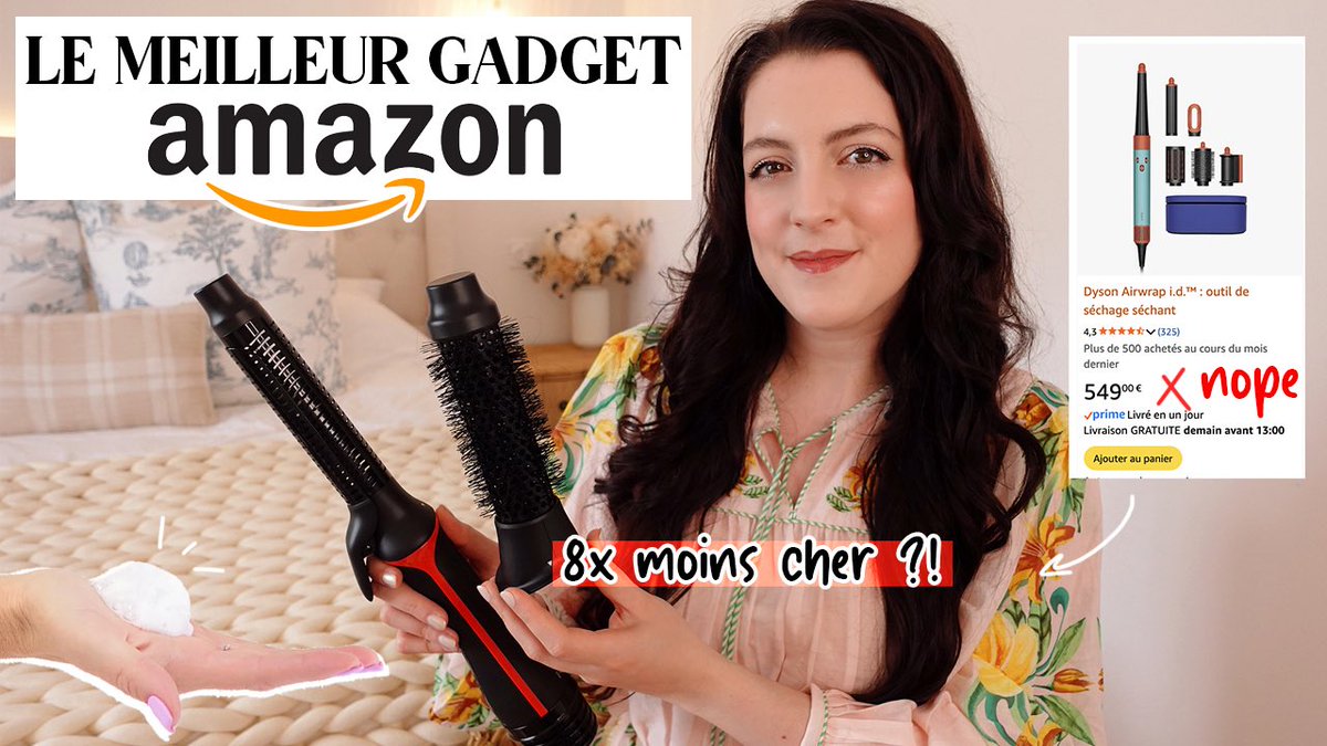 youtu.be/73qQKaBq65o?si… Nouvelle vidéo en ligne ✨ Gadget AMAZON : 8x MOINS CHER que le Dyson Air Wrap ?! 😱 Choquée par cette pépite !

#gadget #amazon #bonplan #soldes #dyson #revlon #petitprix #brushing #astuce