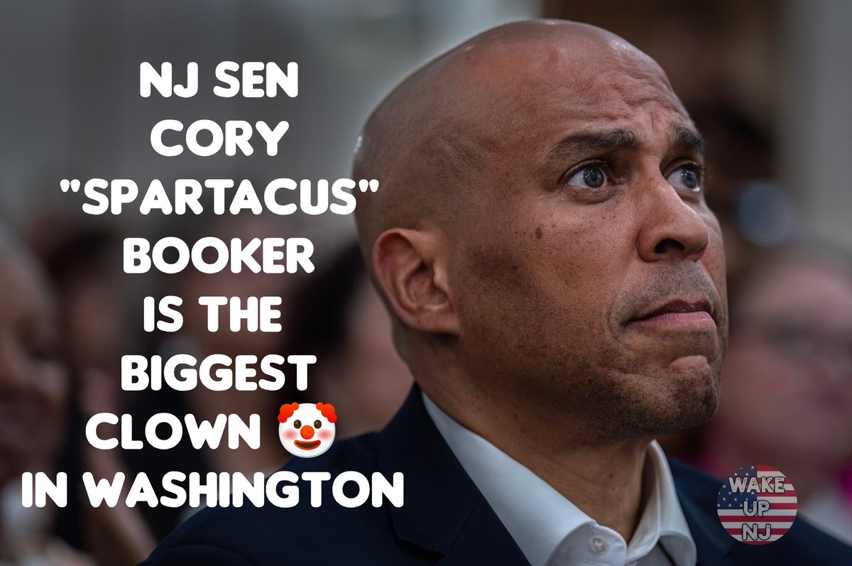NJ Sen Cory "Spartacus"Booker Is the Biggest Clown 🤡 In Washington