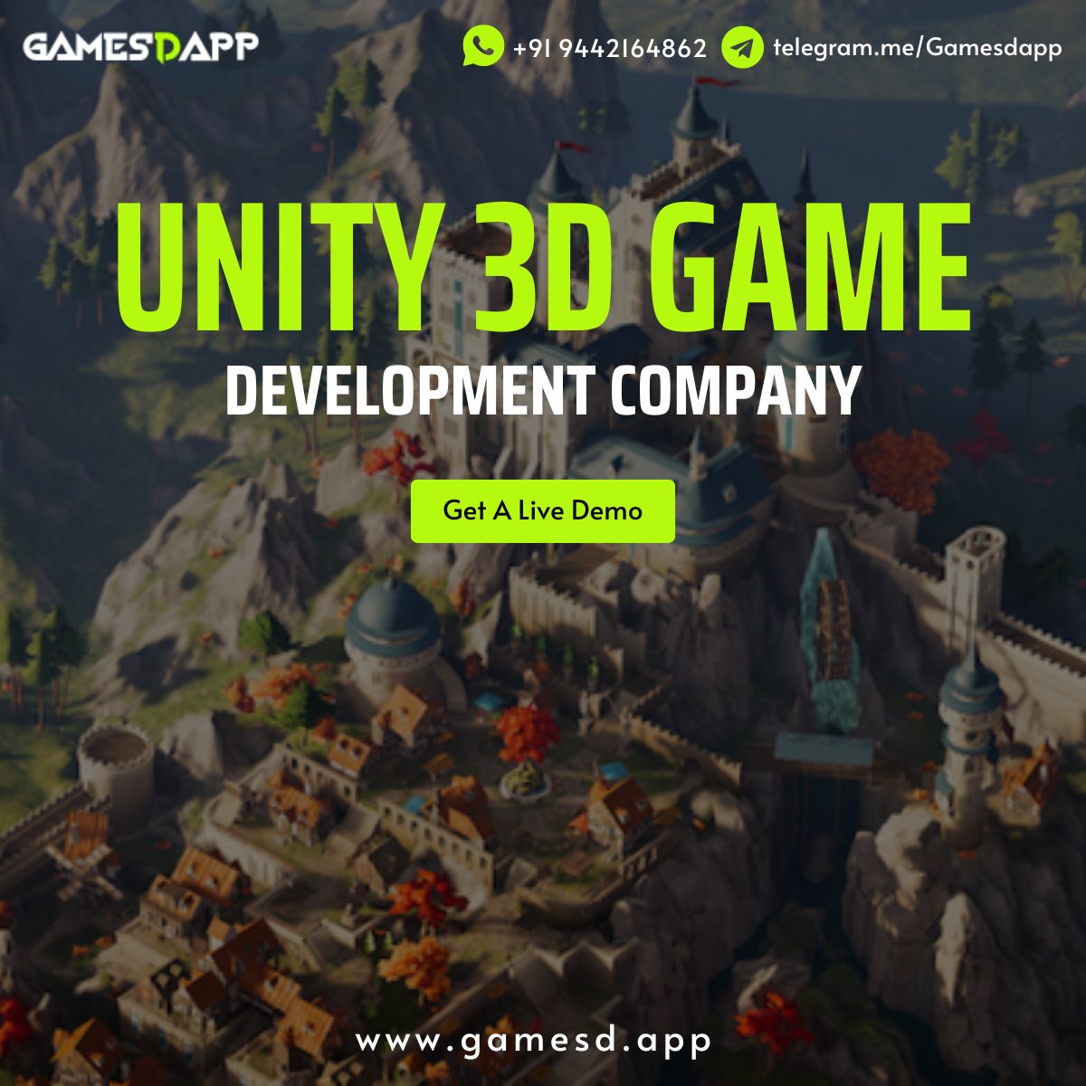 GamesDapp's tweet image. Unleash the Power of Immersive Gameplay!
From hyper-casual to AAA titles — we’ve got your game covered!
Let’s build something players will never forget. >> gamesd.app/unity-3d-game-…
#GameDevCompany #3DGameExperts #UnityDevelopers #GameStudio #GameDesign #GameDevUSA #GameDevUK