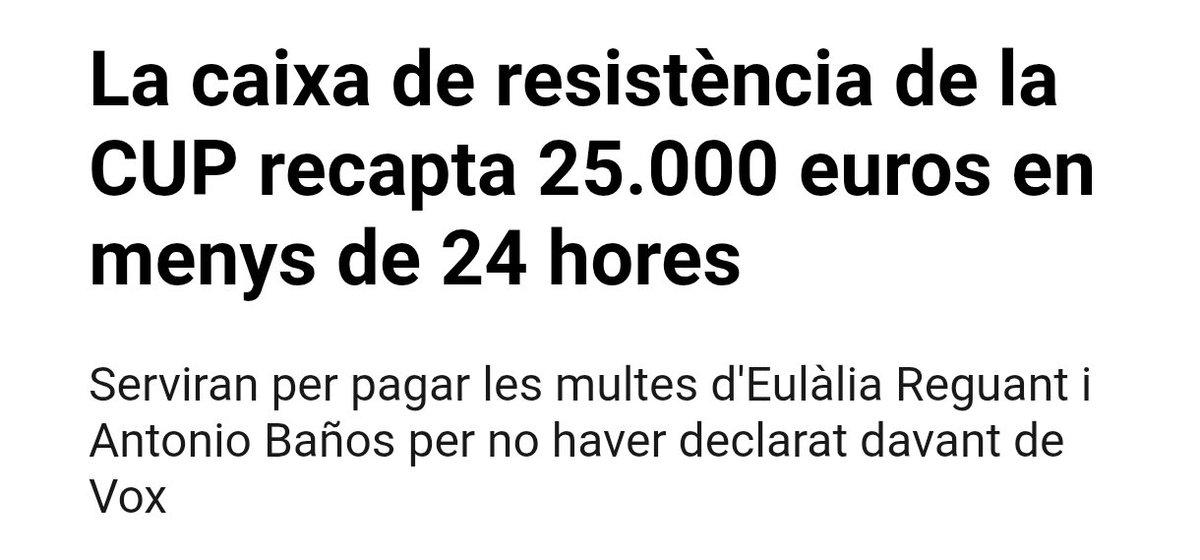 I la gent del carrer, amb tota la bona fe del món, posant diners per pagar-li les multes.