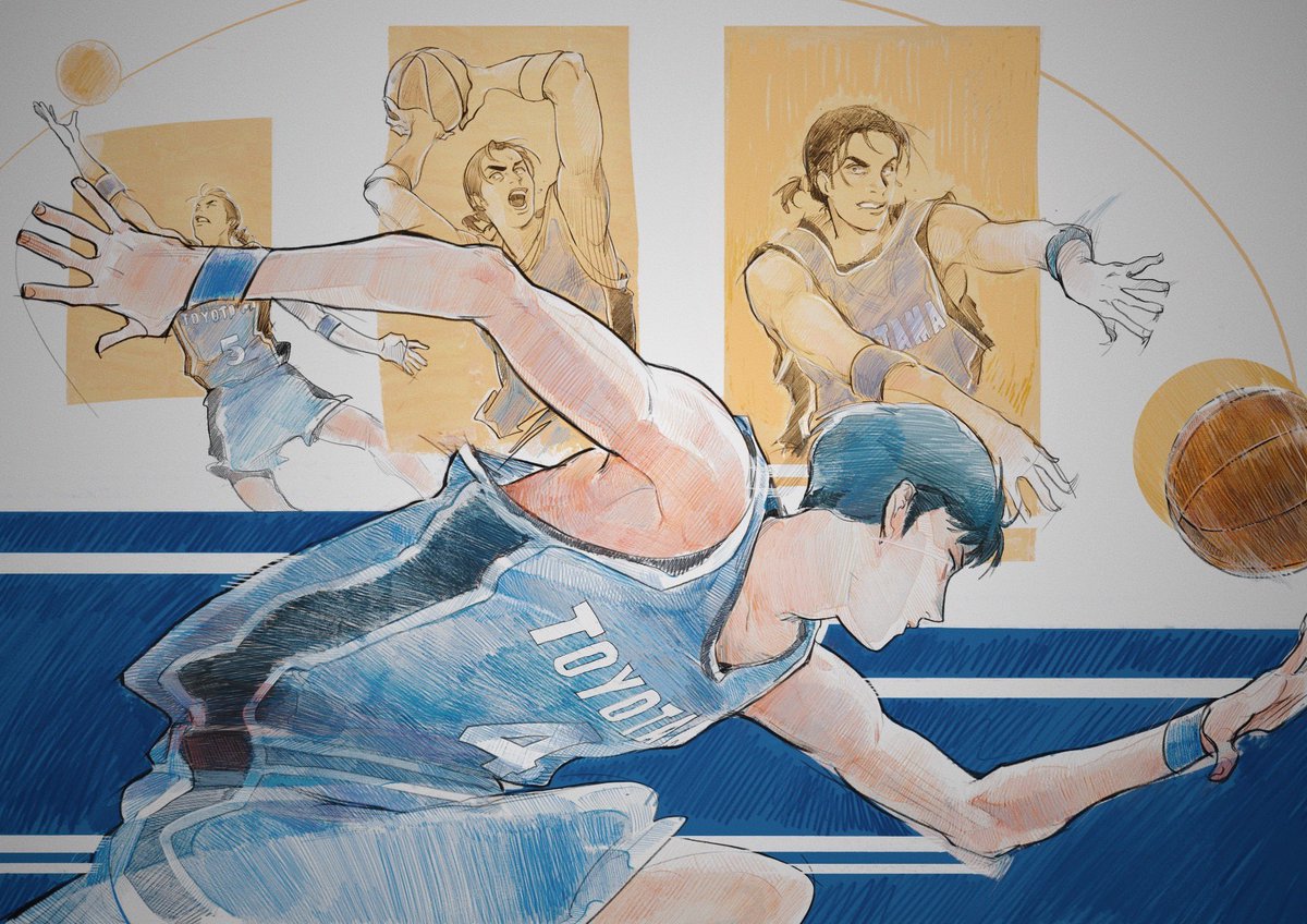 [슬램덩크] 
남훈 론리전에 협력으로 드렸던 그림이에요!
풍전절이라길래 올려봅니다 히