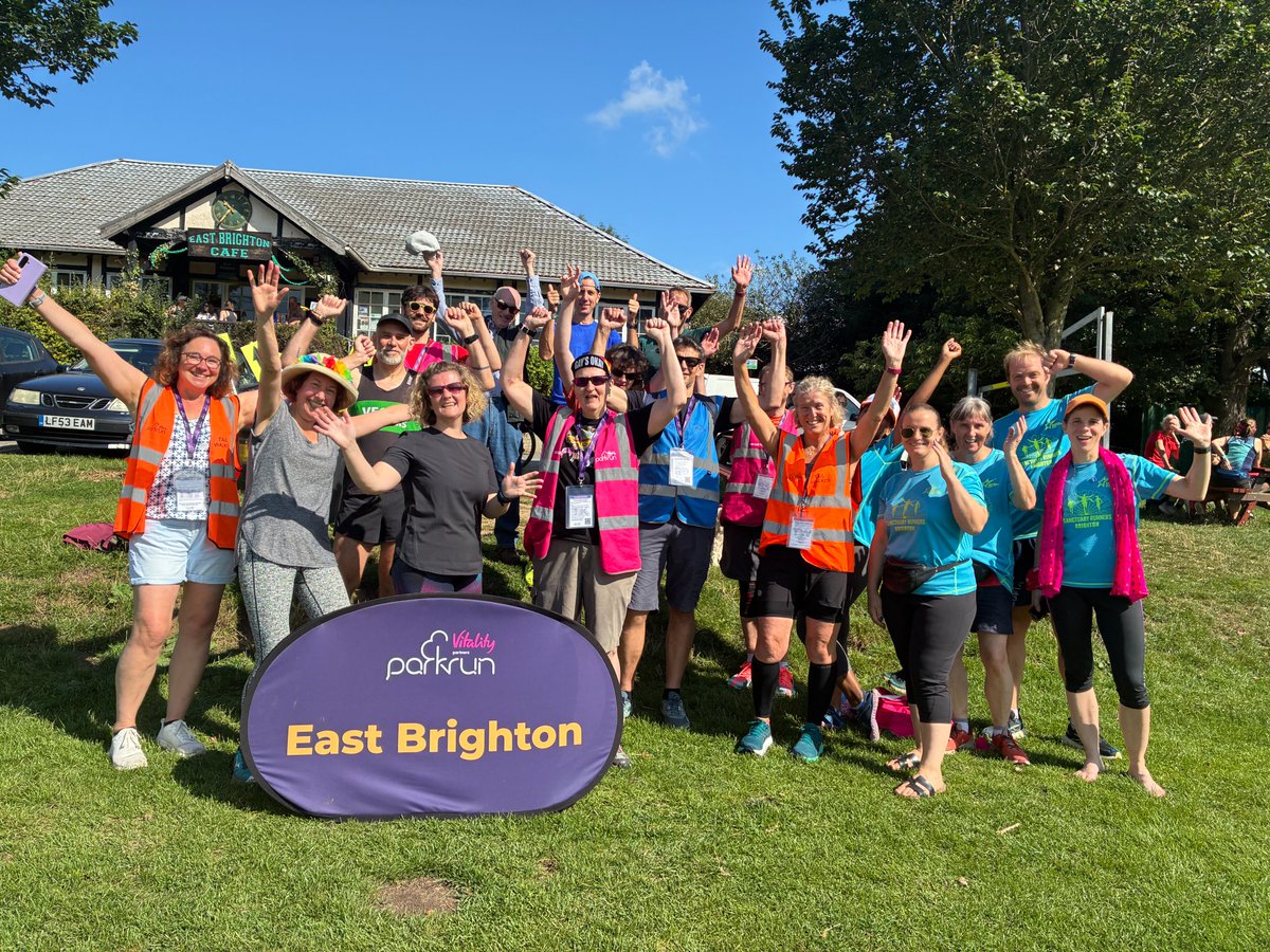WE BROKE A RECORD! 188 parkrunners and walkers today and we loved having you all. A huge thank you to the volunteers who made it possible - look how excited we got 😍 #loveparkrun