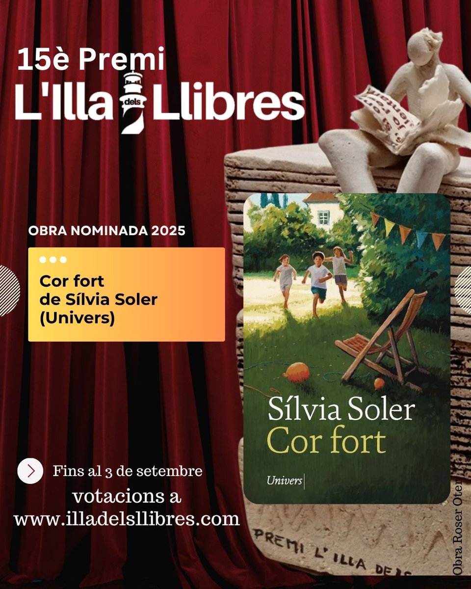 Cor fort de Sílvia Soler (Univers), obra nominada al 15è PREMI L'ILLA DELS LLIBRES.
Amb el teu vot decideixes l'obra guanyadora illadelsllibres.com/convocat-el-15…

<a href="/universllibres/">Univers</a>