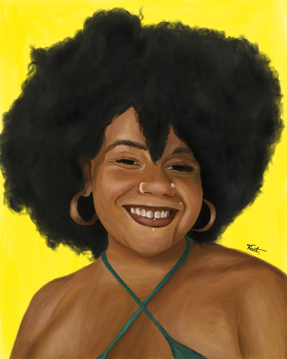 Maris 🌻

Início da série Negra Face.

Pintura digital.