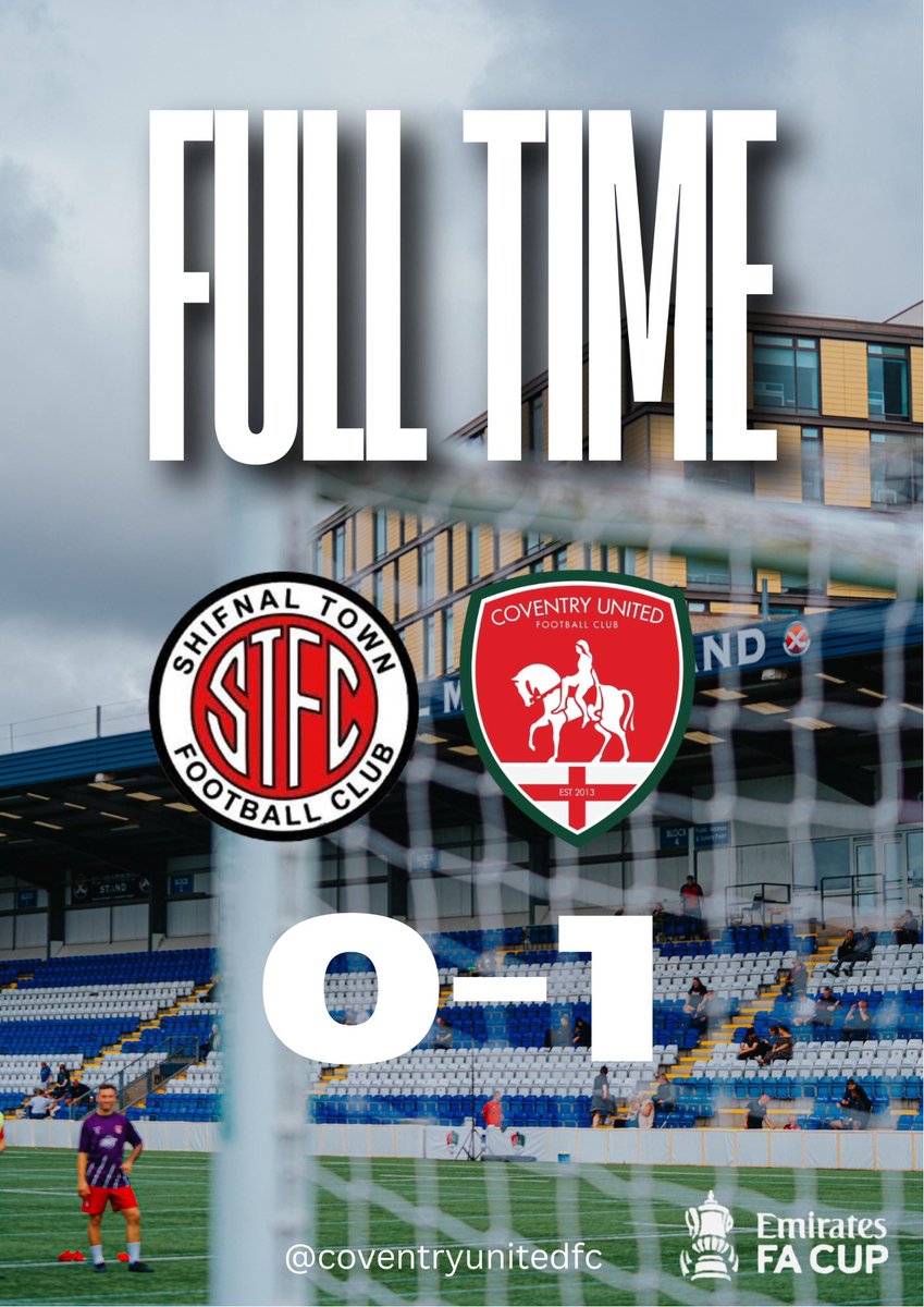 WE’VE ONLY GONE AND DONE IT!

Ben Vallance’s cross floats into the net with ten to go to send United into the next round!

#EmiratesFACup #WeAreUnited #CovUnites