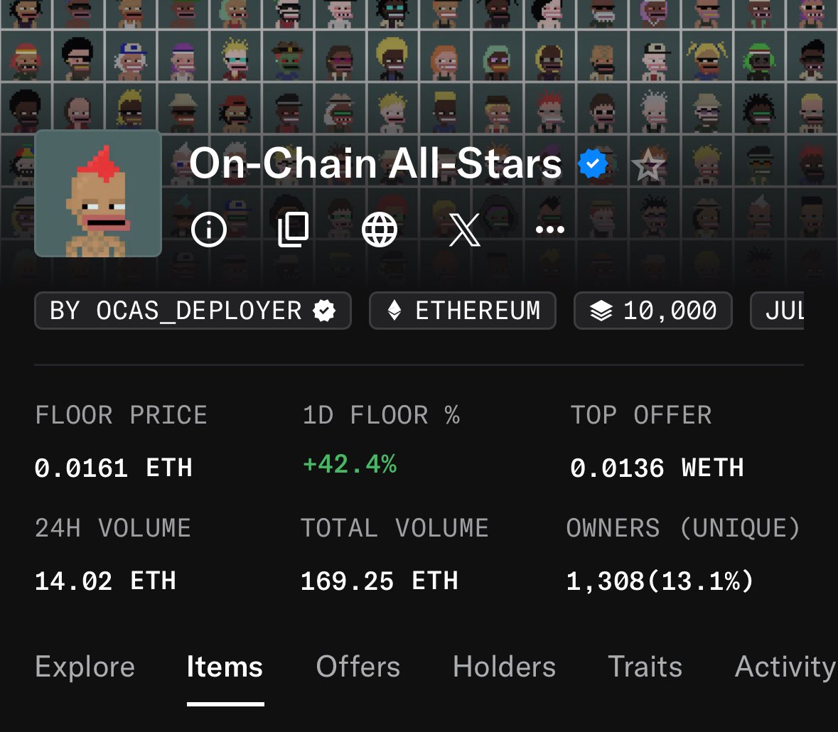Rocksy_NFT's tweet photo. This floor is lava guys.

There is a conviction here that is rare - You know its true. 

Stop thinking about it - get on chain or gtfo.

Before its too late. https://t.co/4VqOYPB6rI