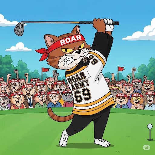 Everyone loves a good undercat story like Happy Gilmore

Brand new cat storming into the scene beating the top cats 

$ROAR on ETH will be that success story 🔥 

ROAR TO $1+ 🚀 

#crypto #memecoin #altcoins