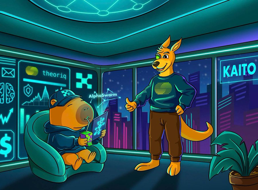 .<a href="/TheoriqAI/">Theoriq</a> 这次的 AlphaSwarm 真的值得关注!

他们没有直接放到市场，而是从 <a href="/KaitoAI/">Kaito AI 🌊</a> 先做测评，主要针对 $KAITO 持有者。这样先在熟悉的环境里做数据验证，再慢慢扩展，感觉这种方式挺稳妥的。

AlphaSwarm 的目标不是单纯做一个 DeFi