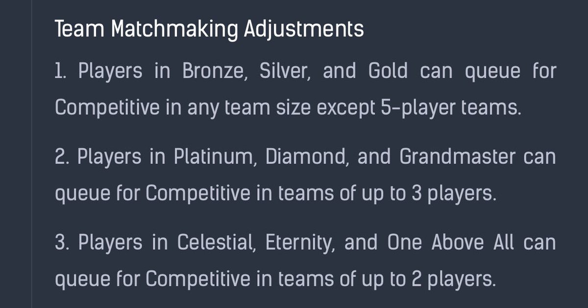 <a href="/MarvelRivals/">Marvel Rivals</a> I...don't like this tbh. 3 stack max in PLAT? If they are going through with this they have to work on their EOMM