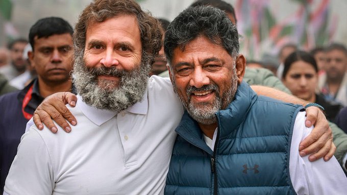 MrDemocratic_'s tweet image. No one can stop Rahul Gandhi from becoming the Prime Minister of India in 2029.

- DK Shivkumar ✊