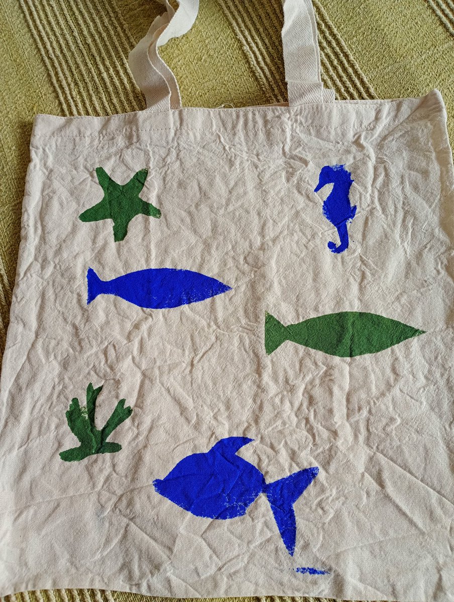 Mí tote bag " Fondo del mar"