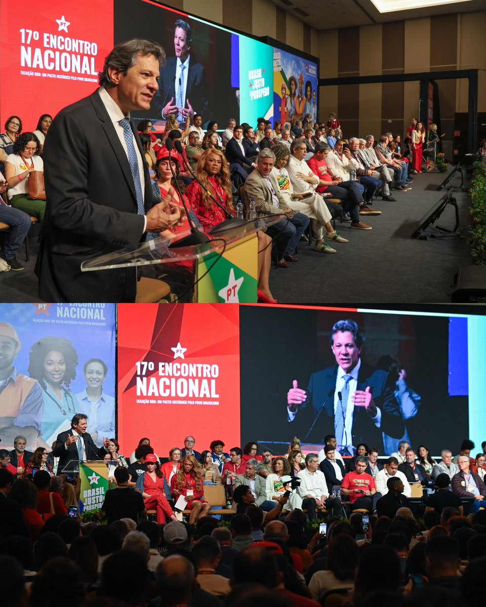 Estamos restituindo direitos que foram tirados dos brasileiros e já colhemos resultados que superam expectativas em áreas como emprego, educação, saúde e combate à fome. 

Não vamos nos furtar a entregar nosso suor, nossas lágrimas, nosso sangue por esse grande país, essa enorme