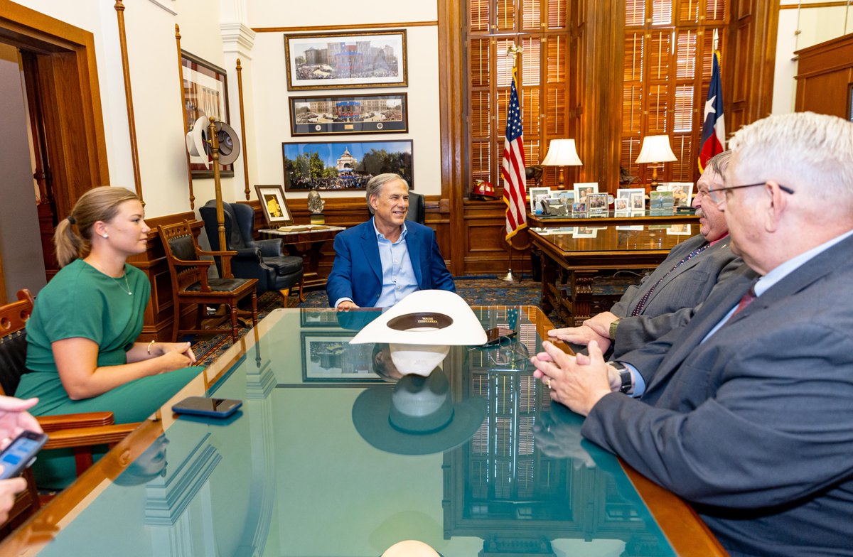 Greg Abbott (@gregabbott_tx) on Twitter photo Met with Representatives <a href="/StanKitzmanTX/">Stan Kitzman</a>, <a href="/CBellJr/">Cecil Bell Jr</a>, and <a href="/FairlyForTexas/">Caroline Fairly for Texas</a> this week to discuss flood agenda items for the special session.
Flood preparation and recovery bills are our top priorities. Met with Representatives <a href="/StanKitzmanTX/">Stan Kitzman</a>, <a href="/CBellJr/">Cecil Bell Jr</a>, and <a href="/FairlyForTexas/">Caroline Fairly for Texas</a> this week to discuss flood agenda items for the special session.
Flood preparation and recovery bills are our top priorities.
