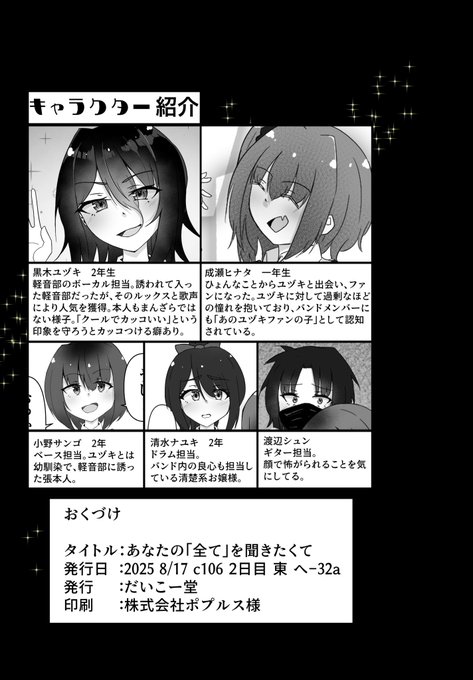 キャラクター紹介です! 